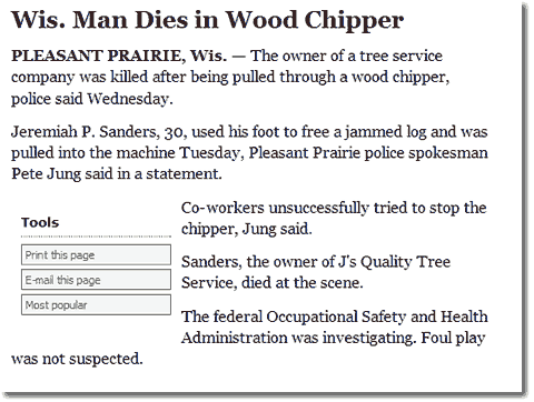 woodchipper